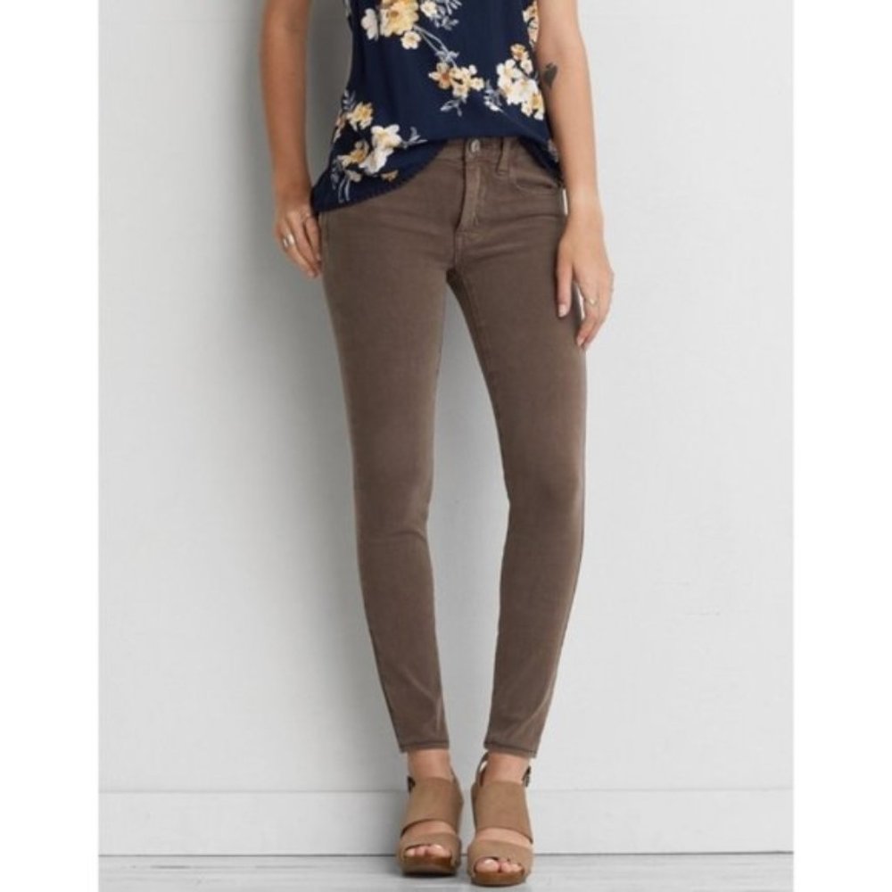 American Eagle 360 AEO Sateen X4 Super Stretch Jegging Jeans - Size 00R